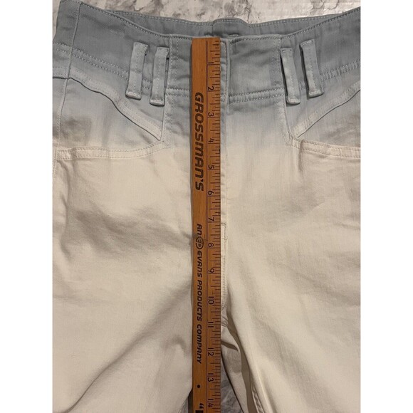 NEW Free People Ombre Bootcut Jeans Womens 26 Blue White Boho Hippy Tie Dye Y2K - Picture 6 of 7